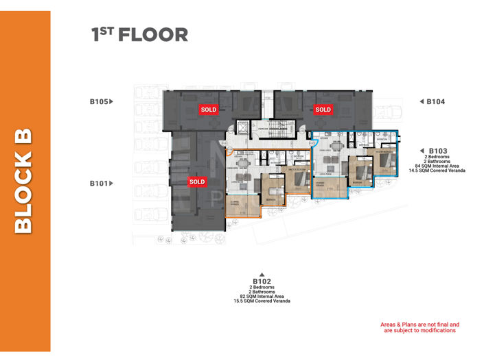 Image No.4-1 Bed Apartment for sale