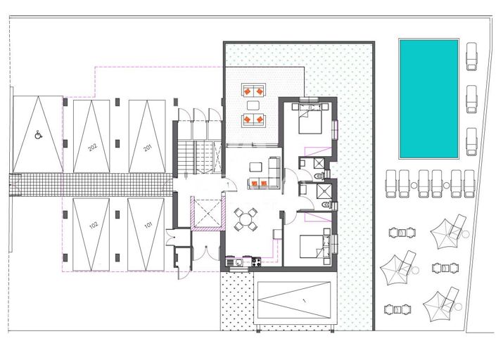 Image No.11-Appartement de 2 chambres à vendre à Kapparis