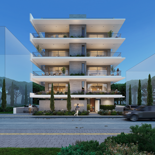 Image No.2-Penthouse de 2 chambres à vendre à Paphos