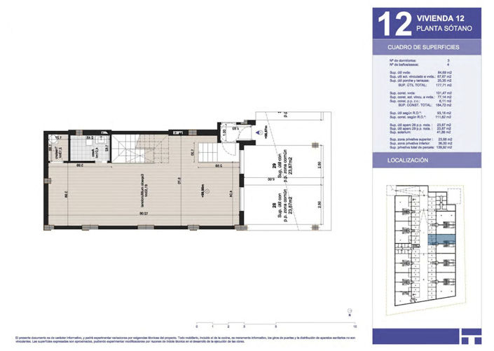 Image No.14-3 Bed Property for sale