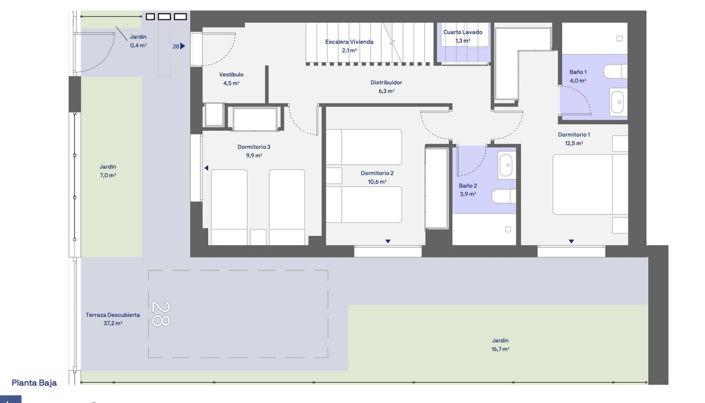 Image No.22-3 Bed Property for sale