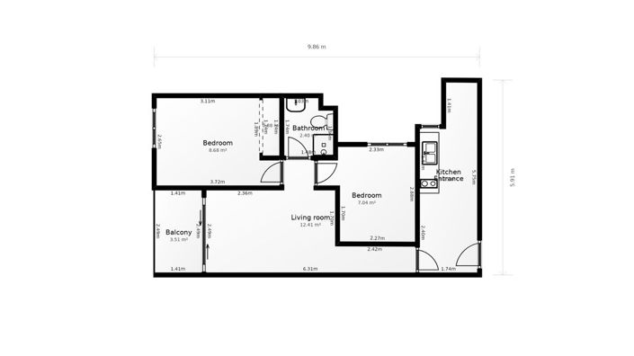 Image No.15-2 Bed Property for sale