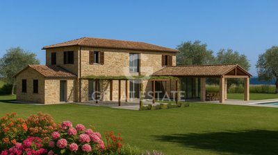 Maison de campagne de 4 chambres à vendre à Castiglione del Lago