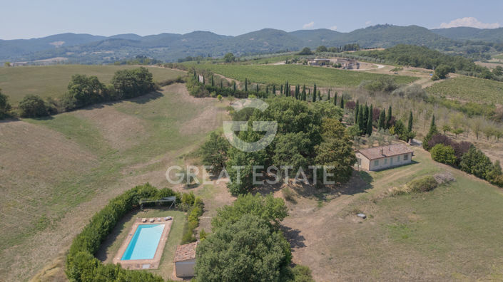 Image No.3-Maison de campagne de 6 chambres à vendre à San Casciano dei Bagni