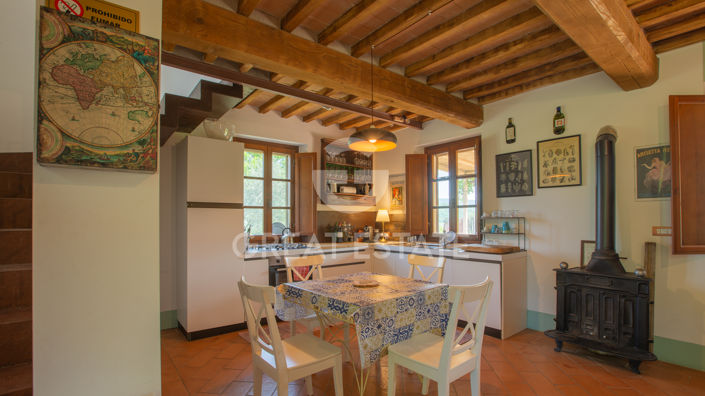 Image No.2-Maison de campagne de 3 chambres à vendre à San Casciano dei Bagni