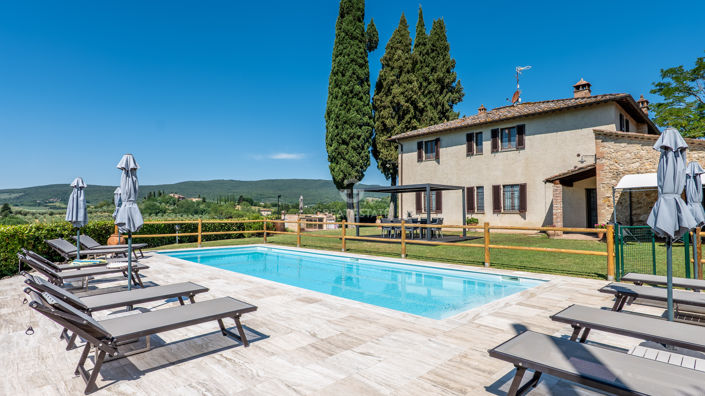 Image No.4-Maison de campagne de 8 chambres à vendre à San Gimignano