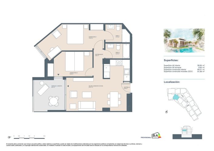 Image No.27-2 Bed Apartment for sale