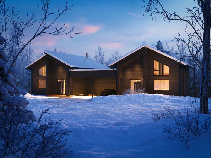 Image No.4-Jumelé de 2 chambres à vendre à Laponie