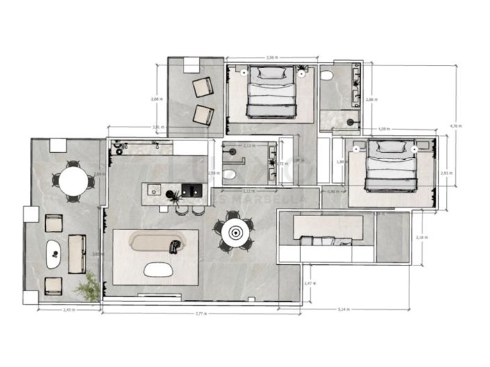 Image No.44-3 Bed Apartment for sale