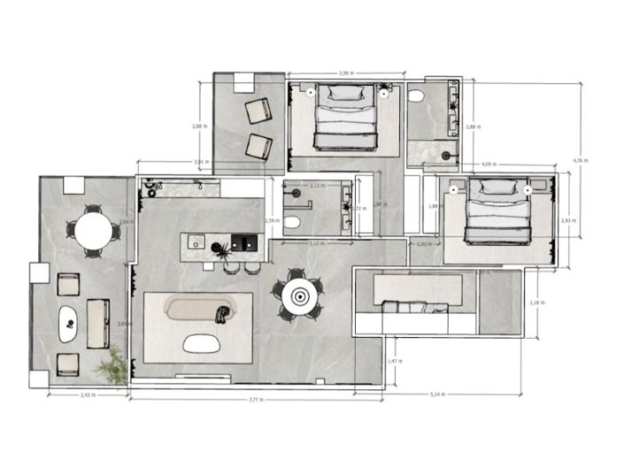 Image No.45-3 Bed Apartment for sale