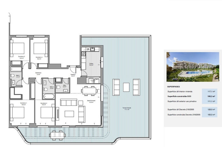 Image No.40-4 Bed Penthouse for sale