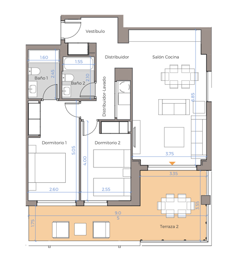 Image No.11-2 Bed Penthouse for sale