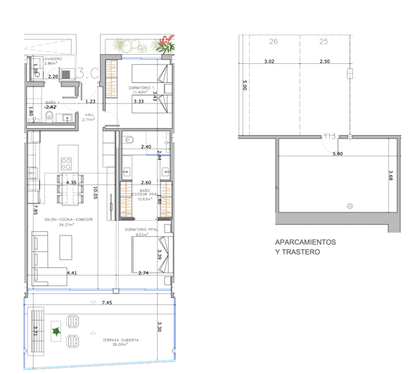 Image No.25-2 Bed Apartment for sale