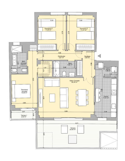 Image No.31-3 Bed Apartment for sale
