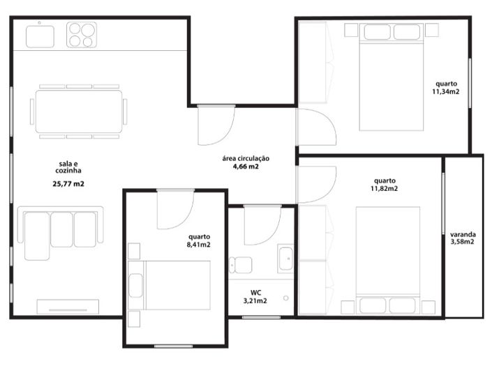 Image No.39-3 Bed Apartment for sale