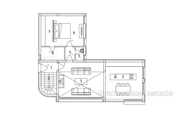 Image No.7-Villa de 3 chambres à vendre à Rogoznica