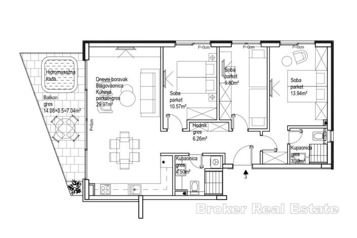Image No.11-Appartement de 3 chambres à vendre à Sukošan