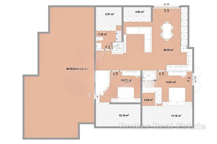 Image No.6-Appartement de 4 chambres à vendre à Makarska