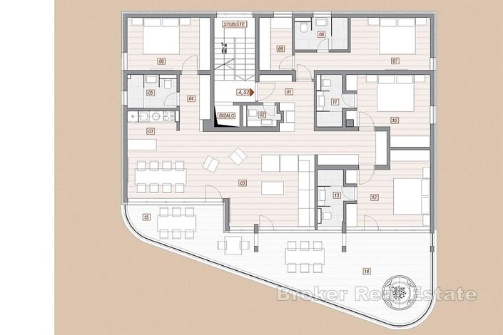 Image No.8-Apartamento con 4 dormitorios en venta