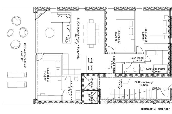 Image No.7-3 Bed Apartment for sale
