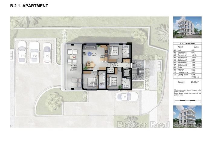 Image No.14-Appartement de 3 chambres à vendre à Trogir