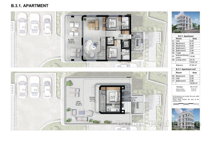 Image No.14-Appartement de 3 chambres à vendre à Trogir
