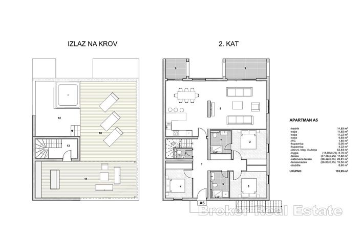 Image No.20-Appartement de 3 chambres à vendre à Ciovo