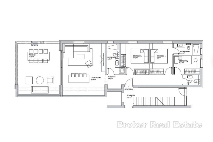 Image No.6-3 Bed Apartment for sale