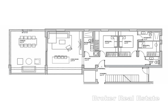 Image No.5-3 Bed Apartment for sale