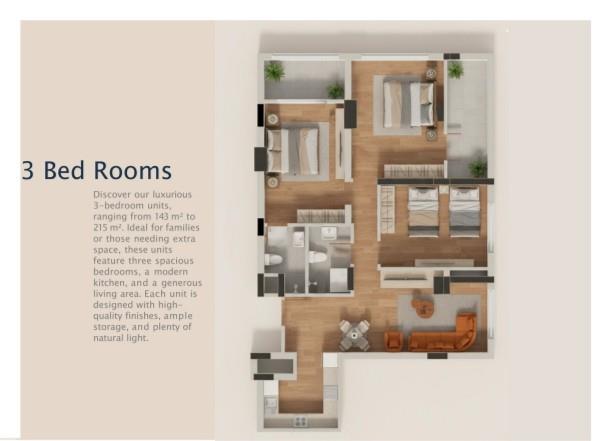 Image No.2-3 Bed Apartment for sale