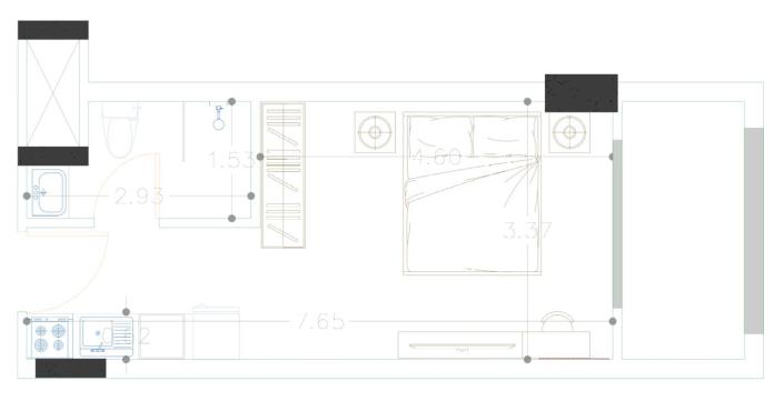 Image No.5-Studio for sale