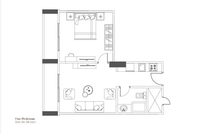 Image No.2-Appartement de 1 chambre à vendre à Hurghada
