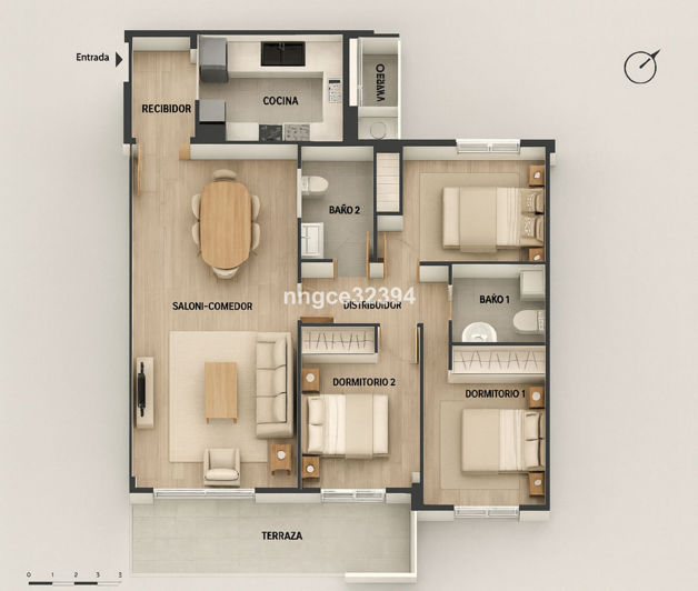 Image No.2-3 Bed Apartment for sale