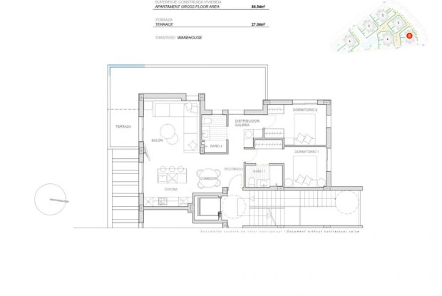 Image No.20-2 Bed Apartment for sale