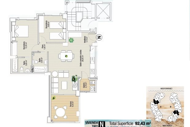 Image No.16-2 Bed Apartment for sale