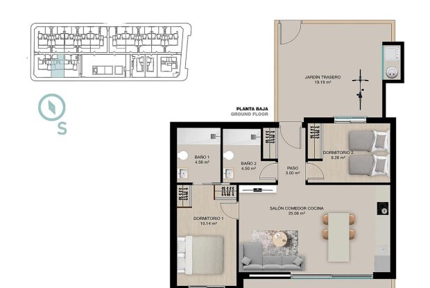 Image No.20-2 Bed Apartment for sale