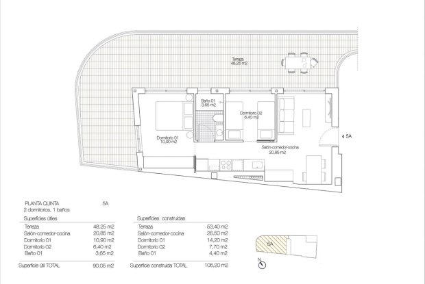 Image No.3-2 Bed Penthouse for sale