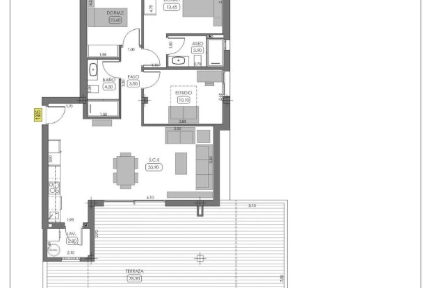 Image No.16-3 Bed Apartment for sale