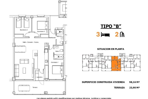 Image No.8-3 Bed Apartment for sale