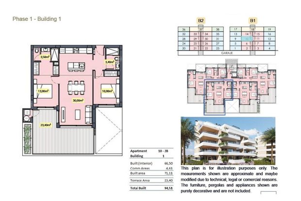 Image No.19-Appartement de 2 chambres à vendre à Torre Pacheco Town