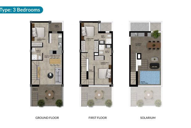 Image No.12-3 Bed Townhouse for sale