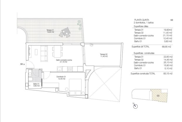 Image No.3-1 Bed Penthouse for sale