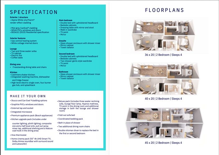 Image No.6-2 Bed Park Home for sale