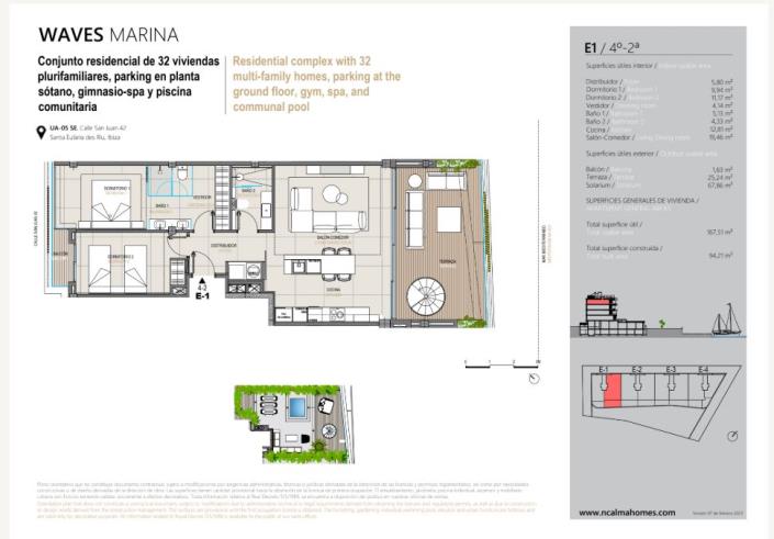 Image No.22-2 Bed Penthouse for sale