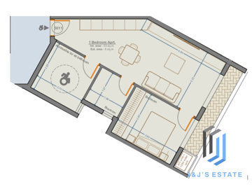 1 - Marsa, Apartment
