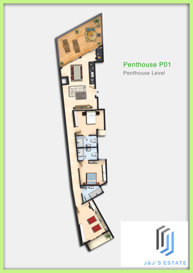 Image No.4-3 Bed Apartment for sale