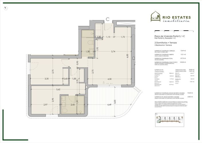 Image No.13-2 Bed Apartment for sale