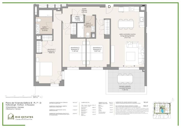 Image No.8-3 Bed Apartment for sale
