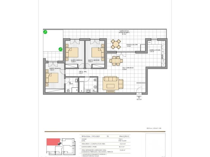 Image No.20-3 Bed Apartment for sale
