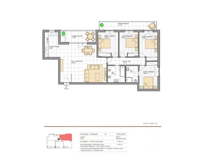 Image No.20-4 Bed Apartment for sale